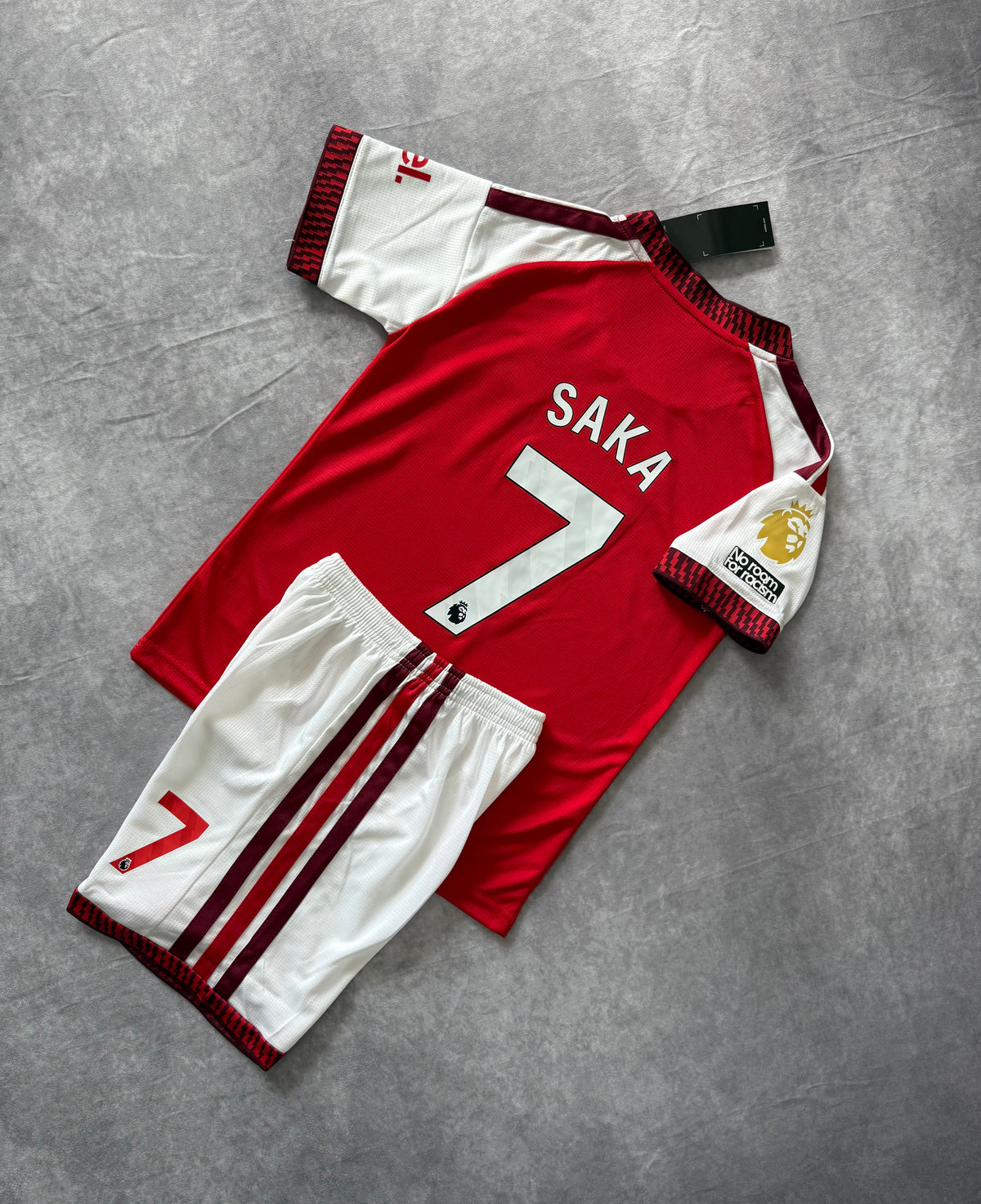 Arsenal Home Soccer Jersey Set Kids Saka 7