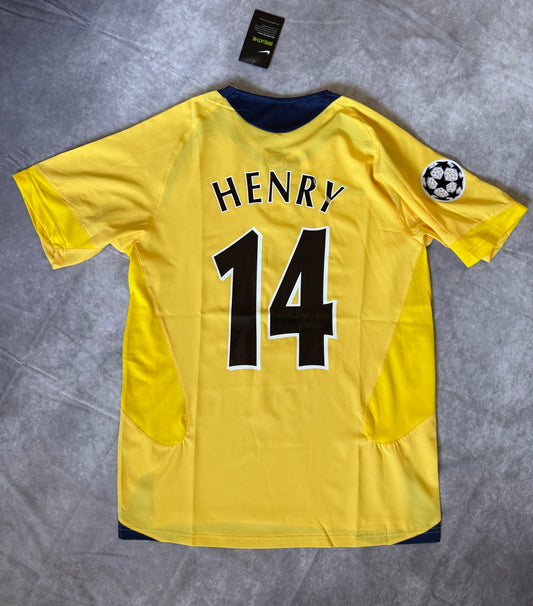 Arsenal Away Soccer Jersey Retro 2006 Henry 14