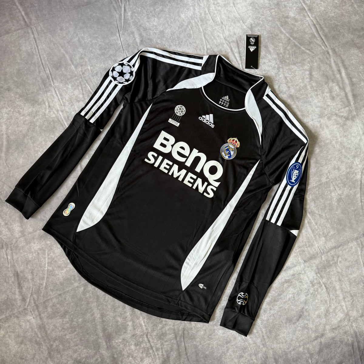 Real Madrid Away Retro Champions League Beckham 23