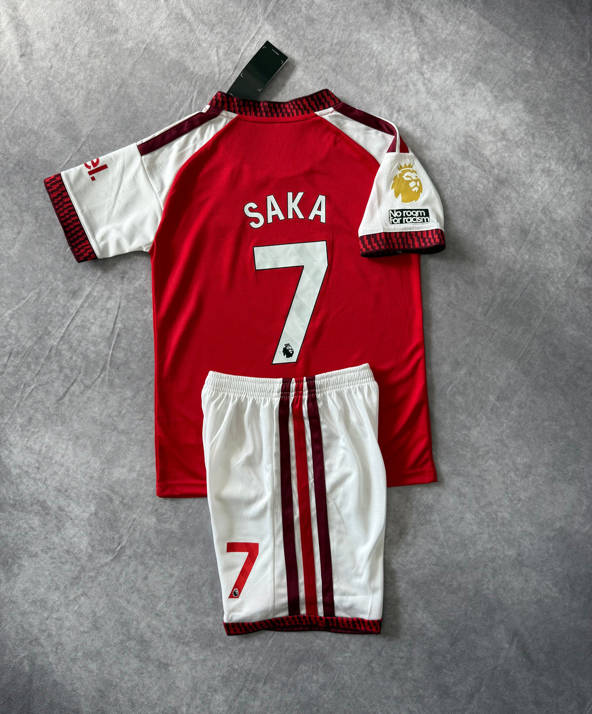 Arsenal Home Soccer Jersey Set Kids Saka 7