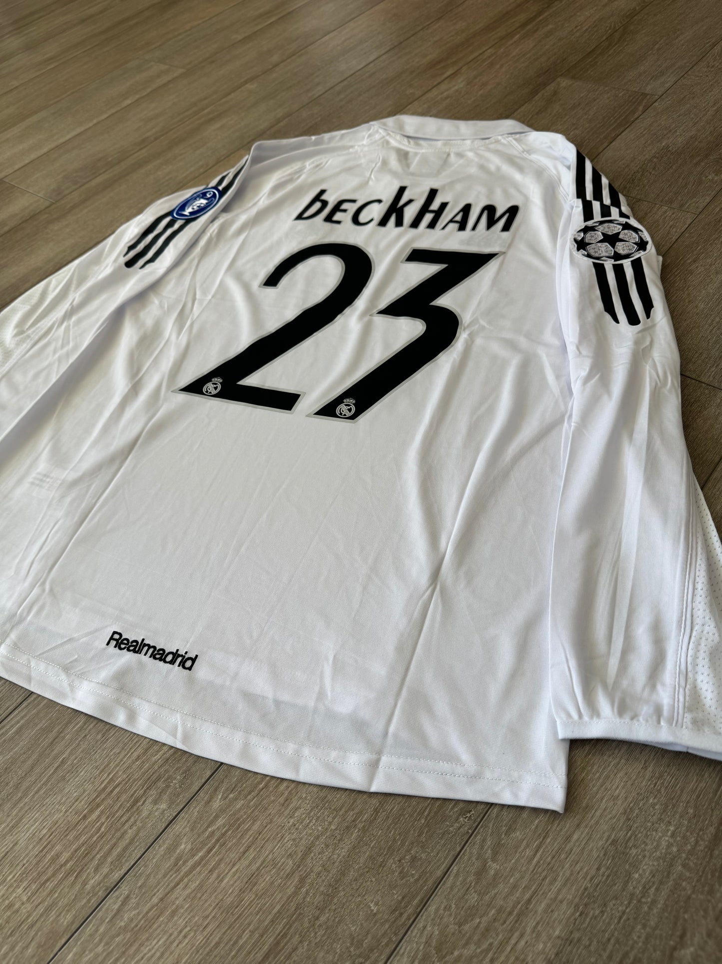 Real Madrid Retro Champions League Beckham 23