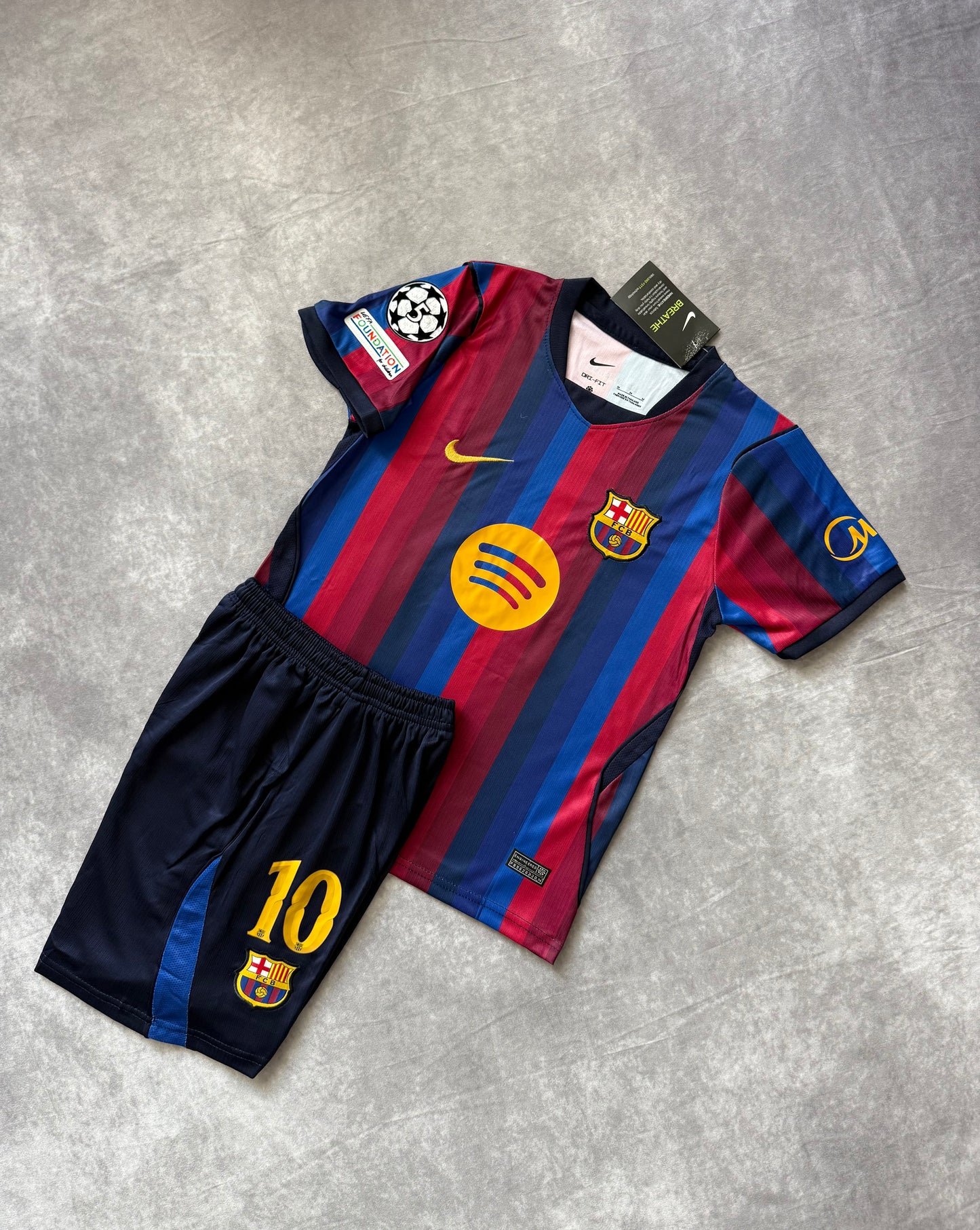 Barcelona Home Set Kids 2026 Yamal 10