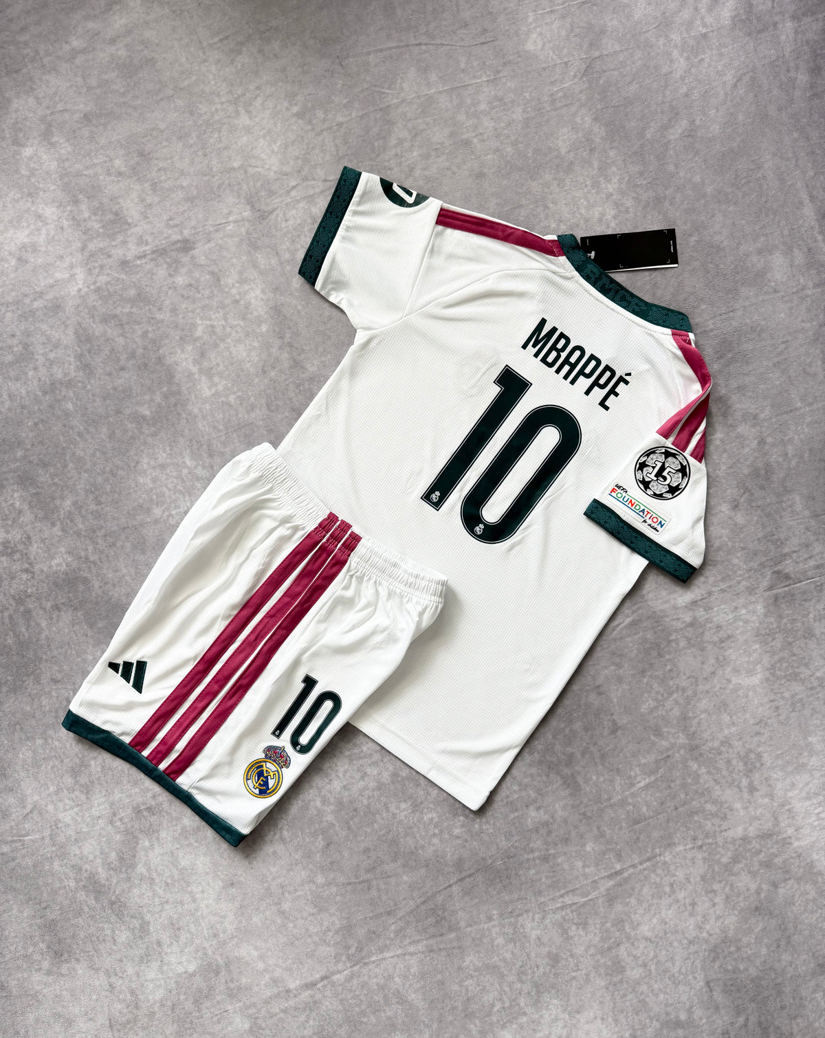 Real Madrid Home Kids set 2026 Mbappe 10