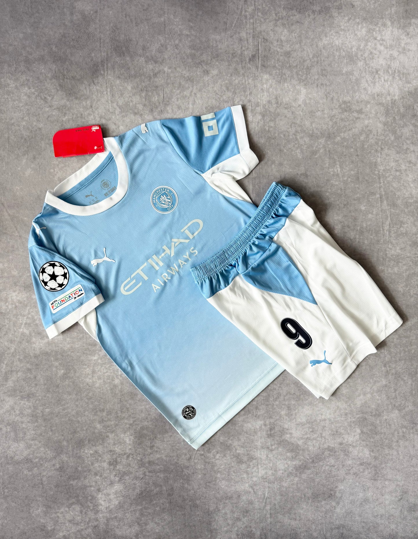 Manchester City Home Kids Set Haaland 9