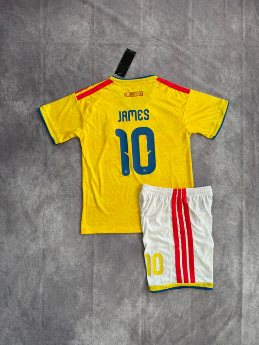 Colombia Home Soccer set Kids James 10