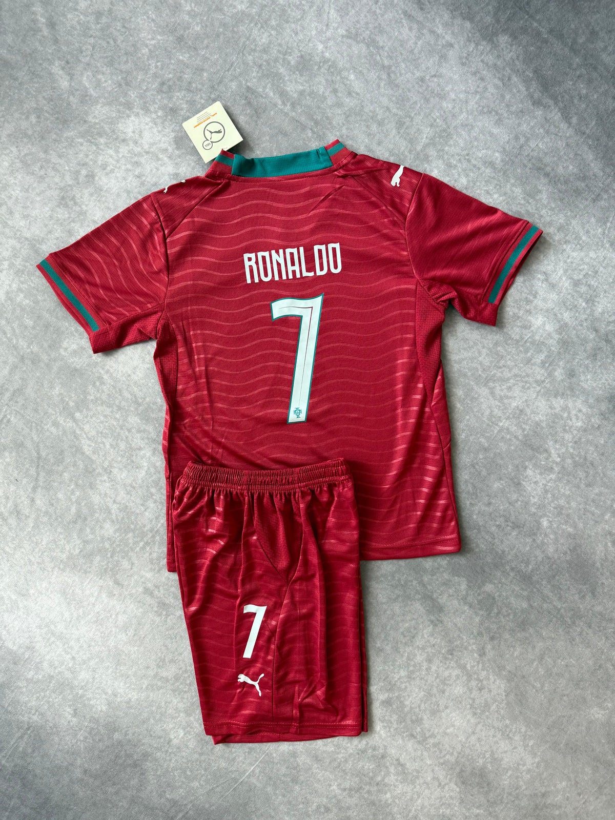 Portugal Home Soccer Jersey Set Kids 2026 Ronaldo 7