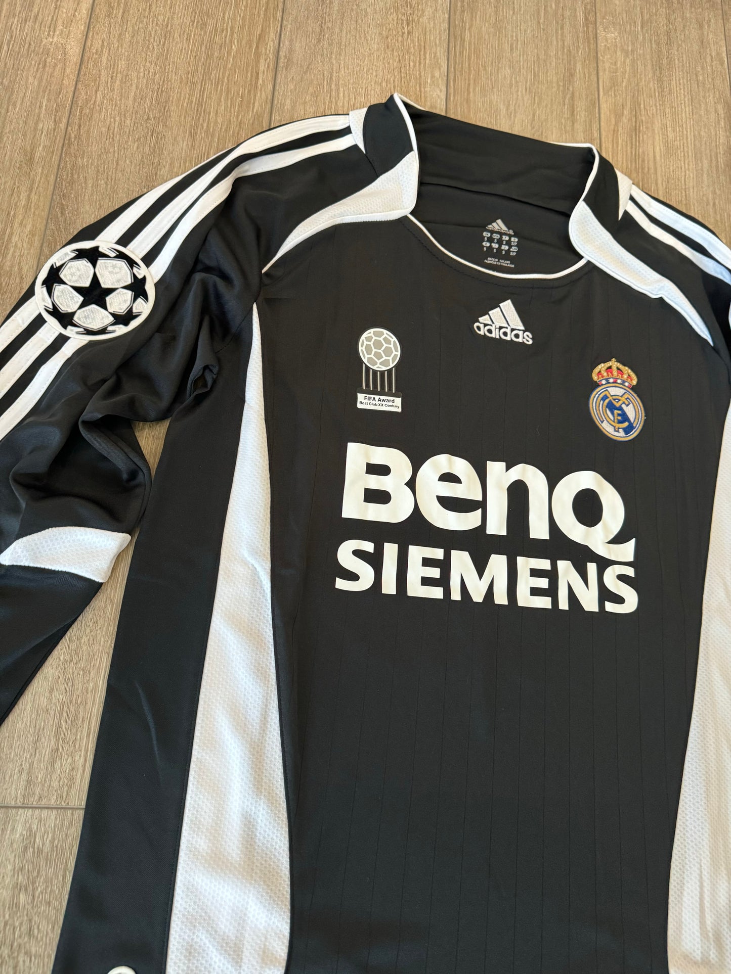 Real Madrid Away Retro Champions League Beckham 23