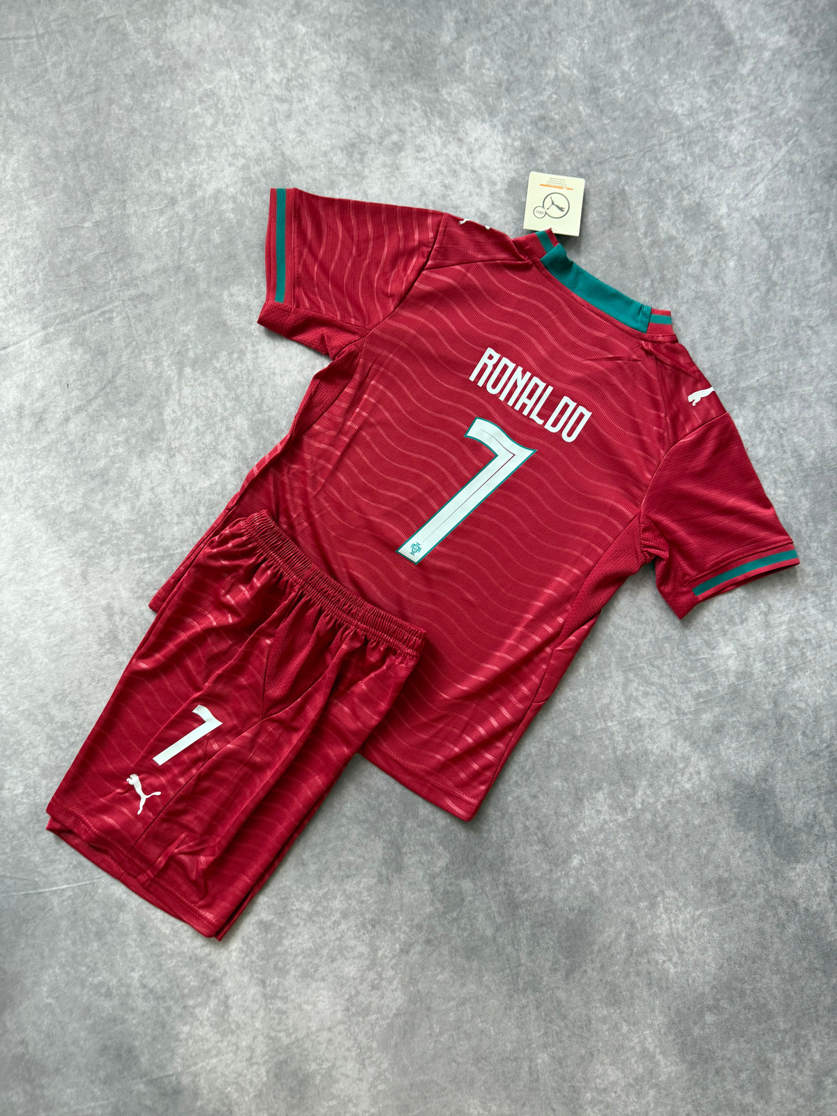 Portugal Home Soccer Jersey Set Kids 2026 Ronaldo 7