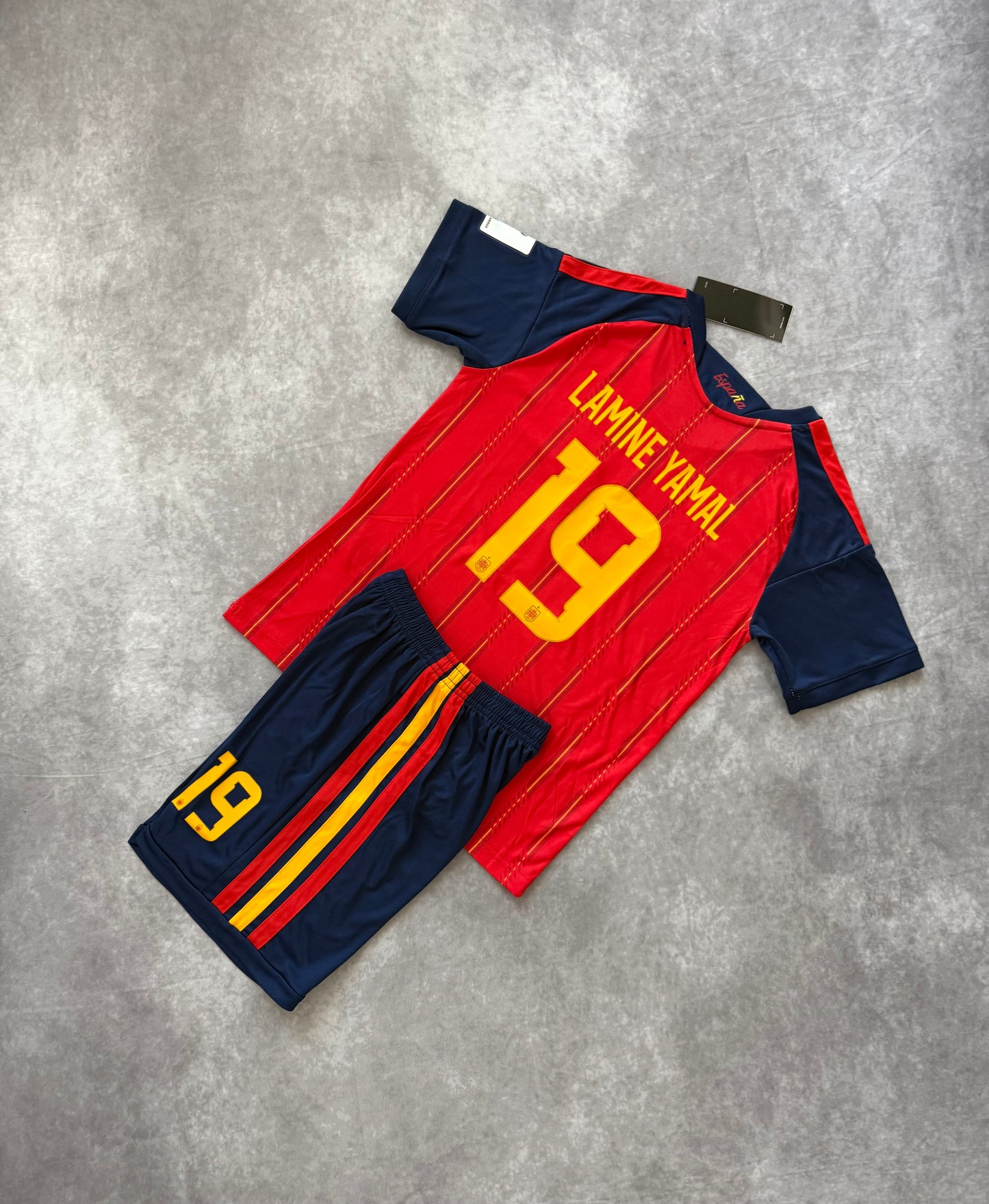 Spain Home Soccer Set Kids 2026 Yamal 19