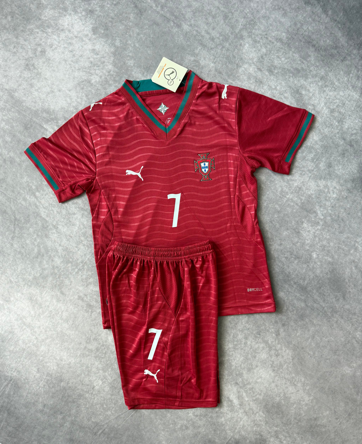 Portugal Home Soccer Jersey Set Kids 2026 Ronaldo 7