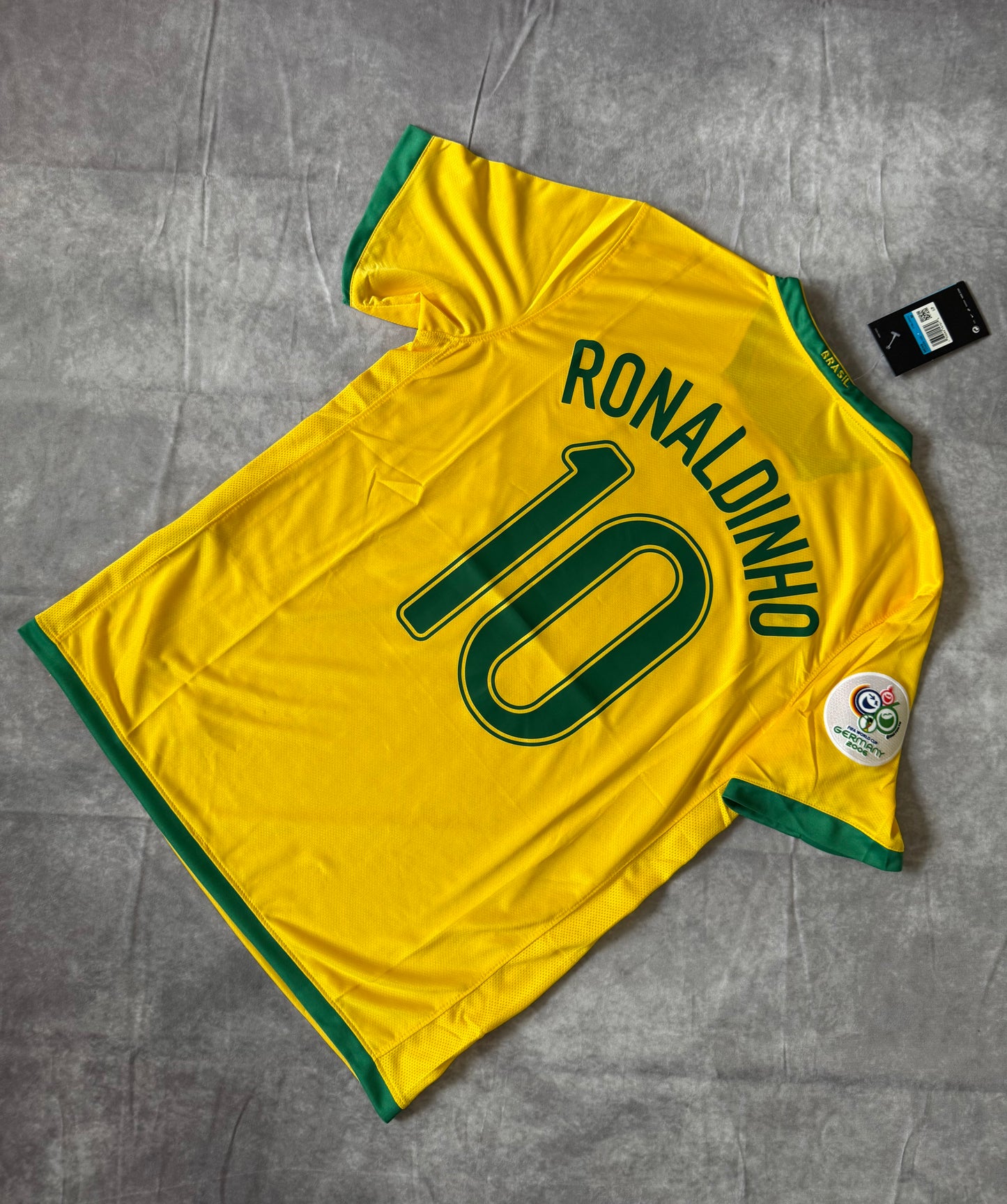 Brazil Home World Cup 2006 Ronaldinho 10