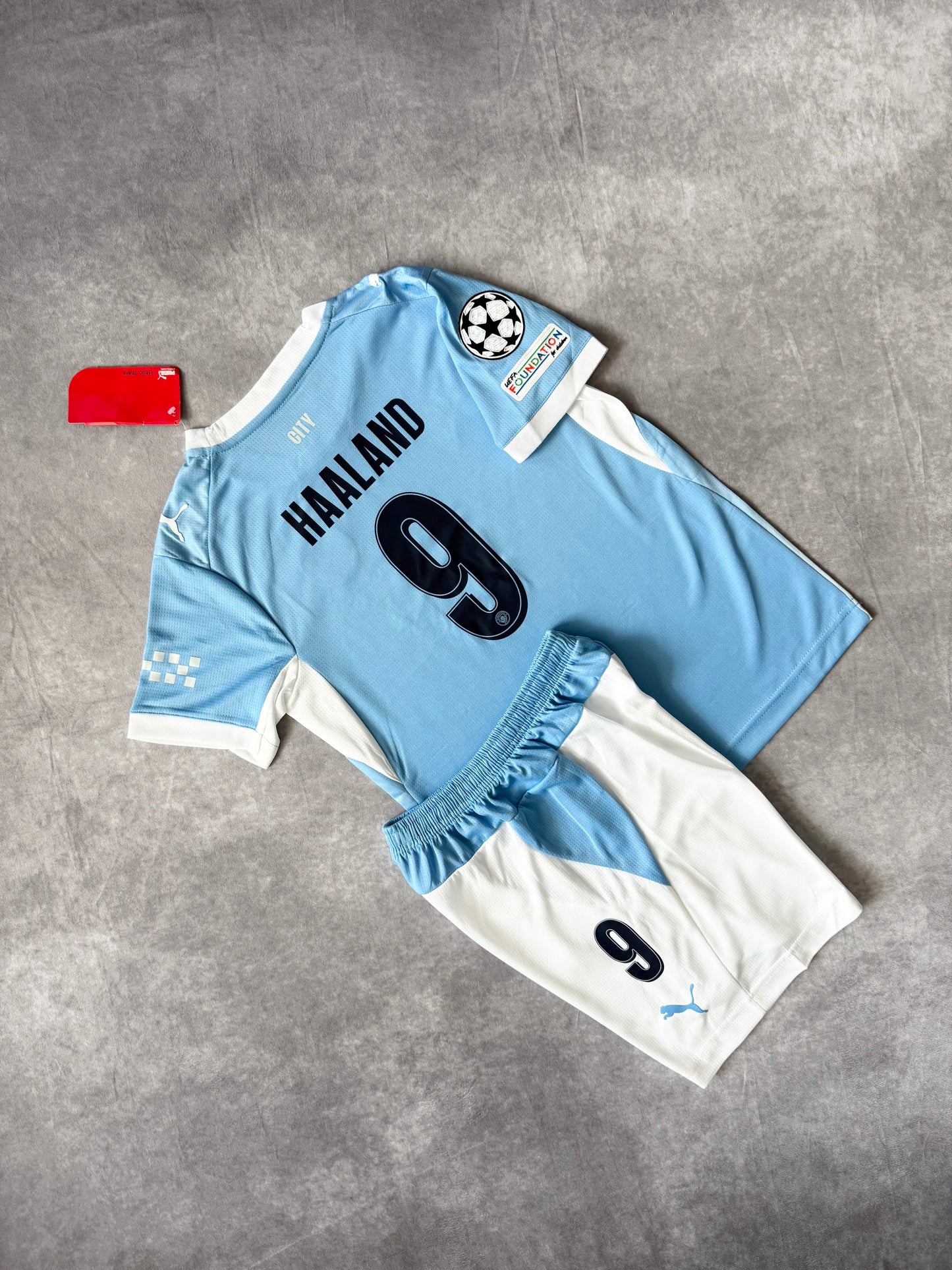 Manchester City Home Kids Set Haaland 9