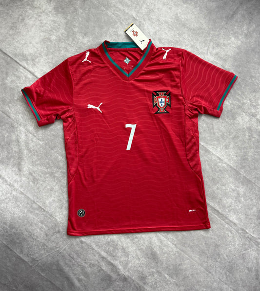 Portugal Home Soccer Jersey 2026 Cristiano Ronaldo 7