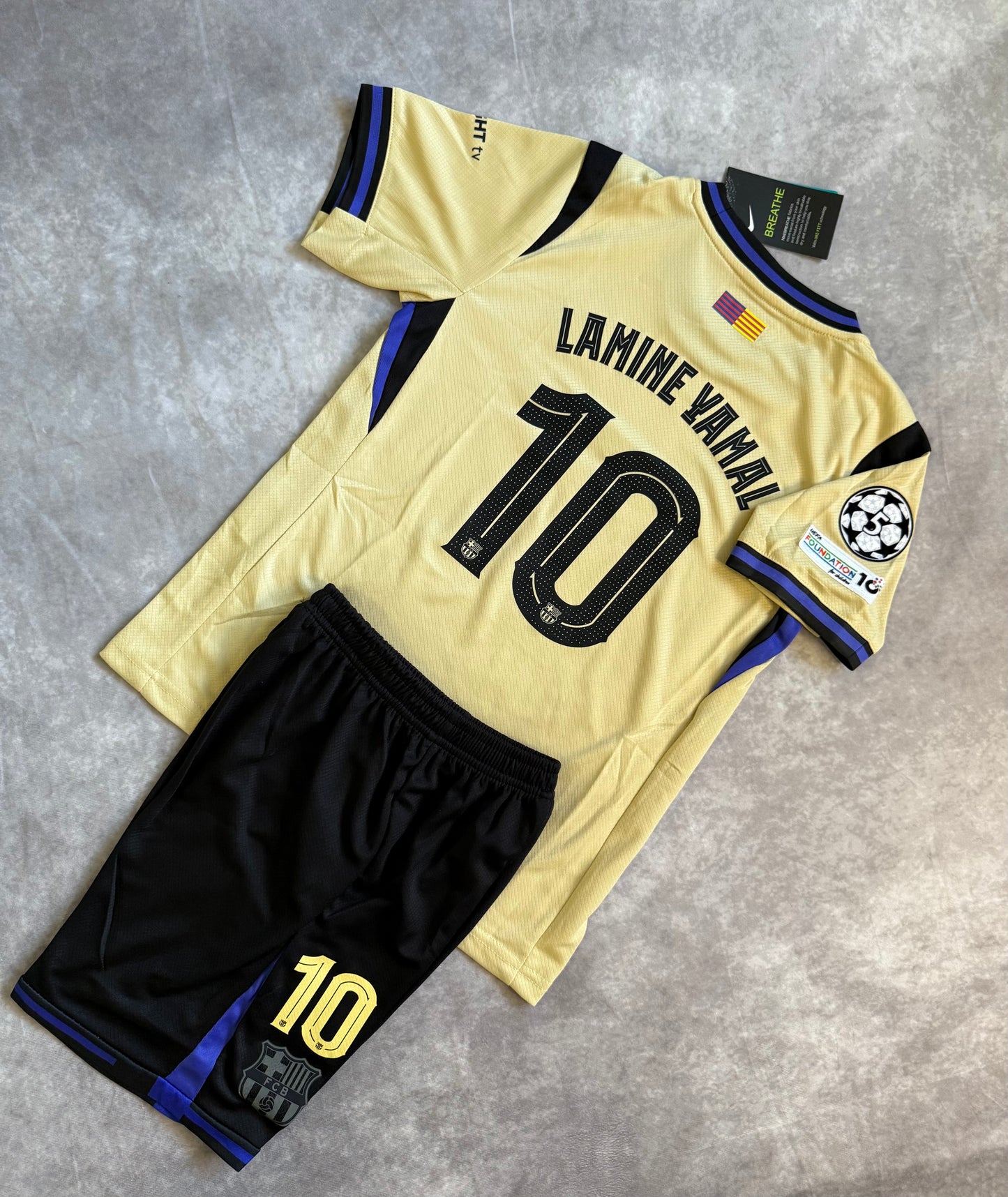 Barcelona Fc Away 2026 Yamal 10 kids set