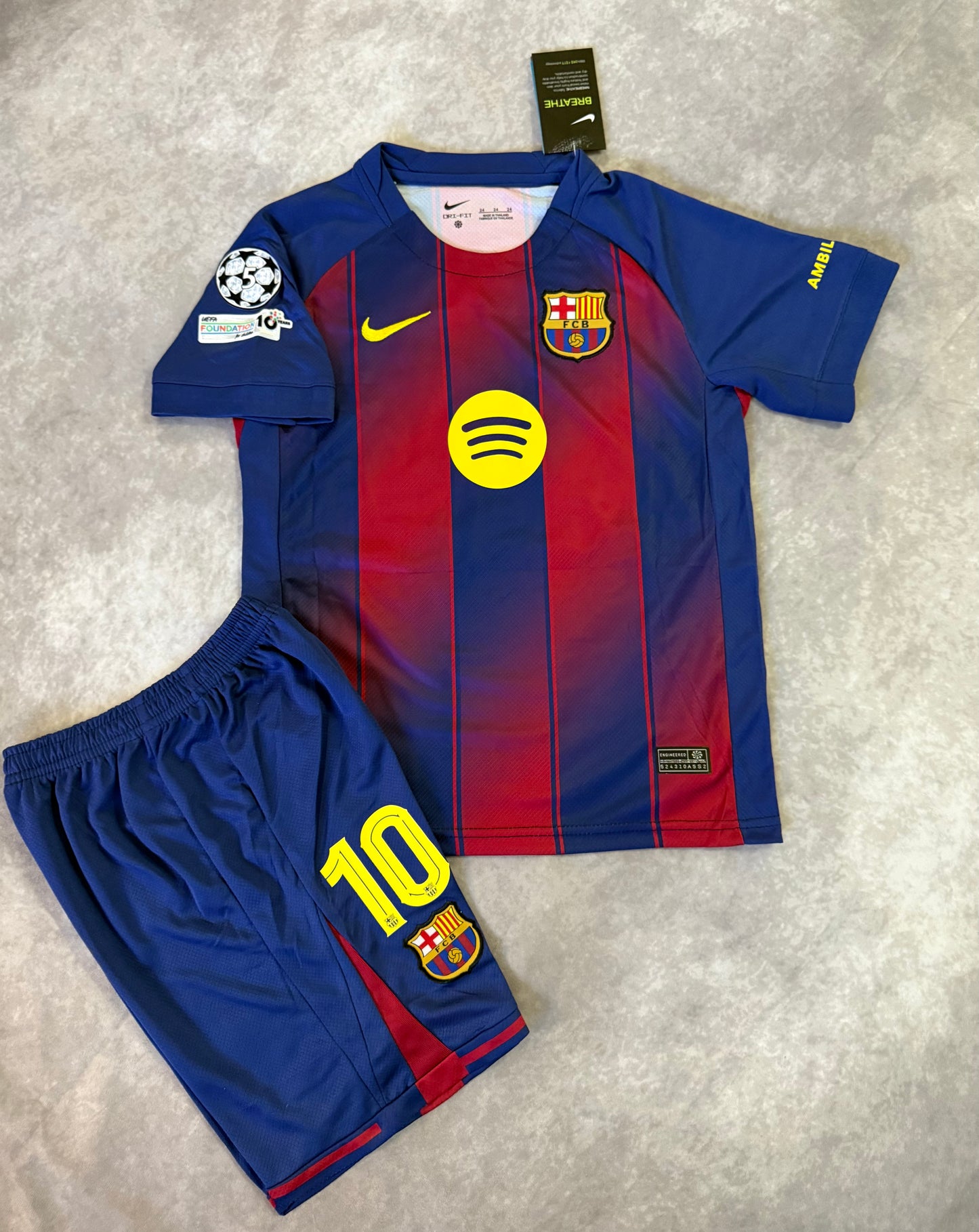 Barcelona FC Home 2026 Yamal 10 kids set