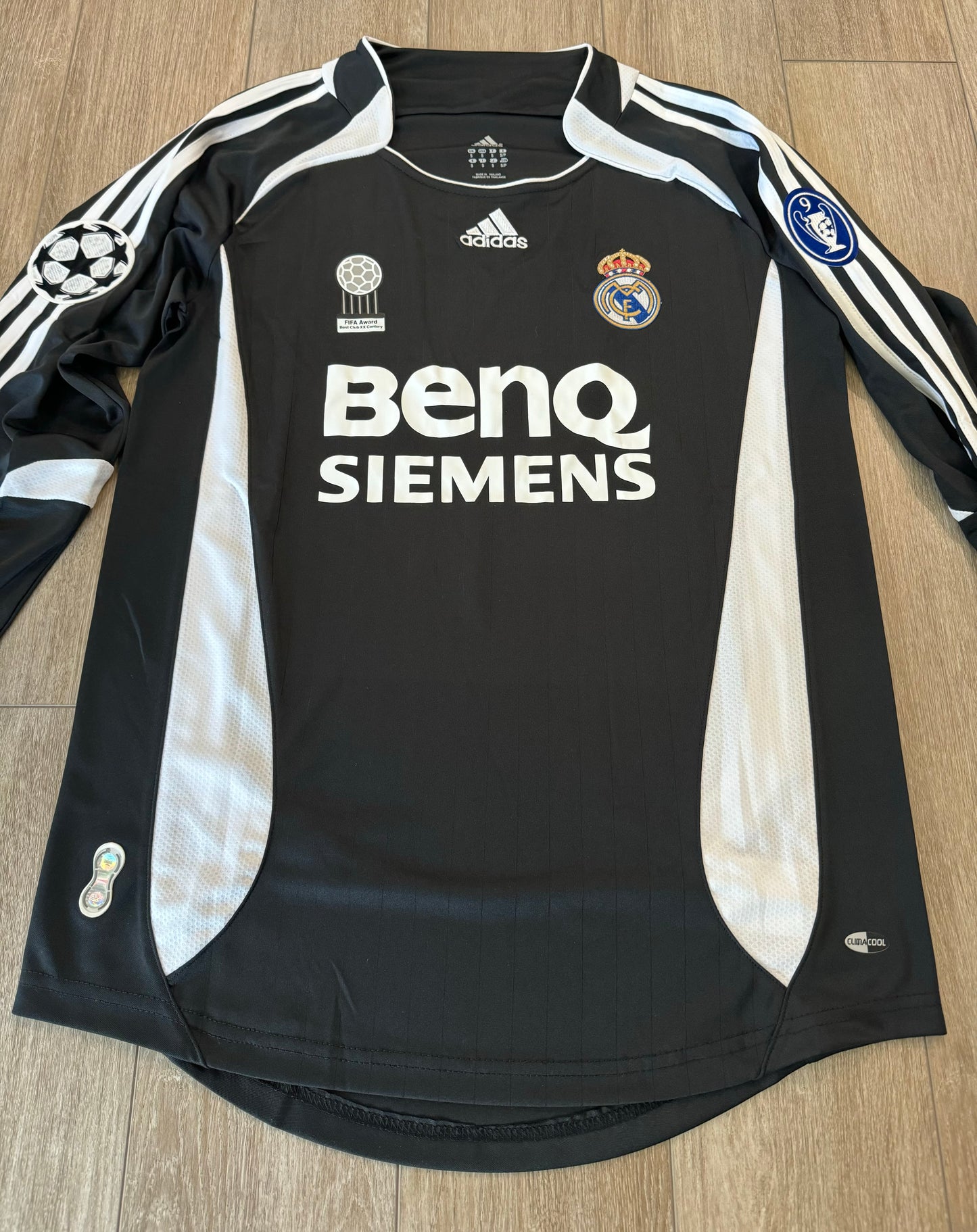 Real Madrid Away Retro Champions League Beckham 23