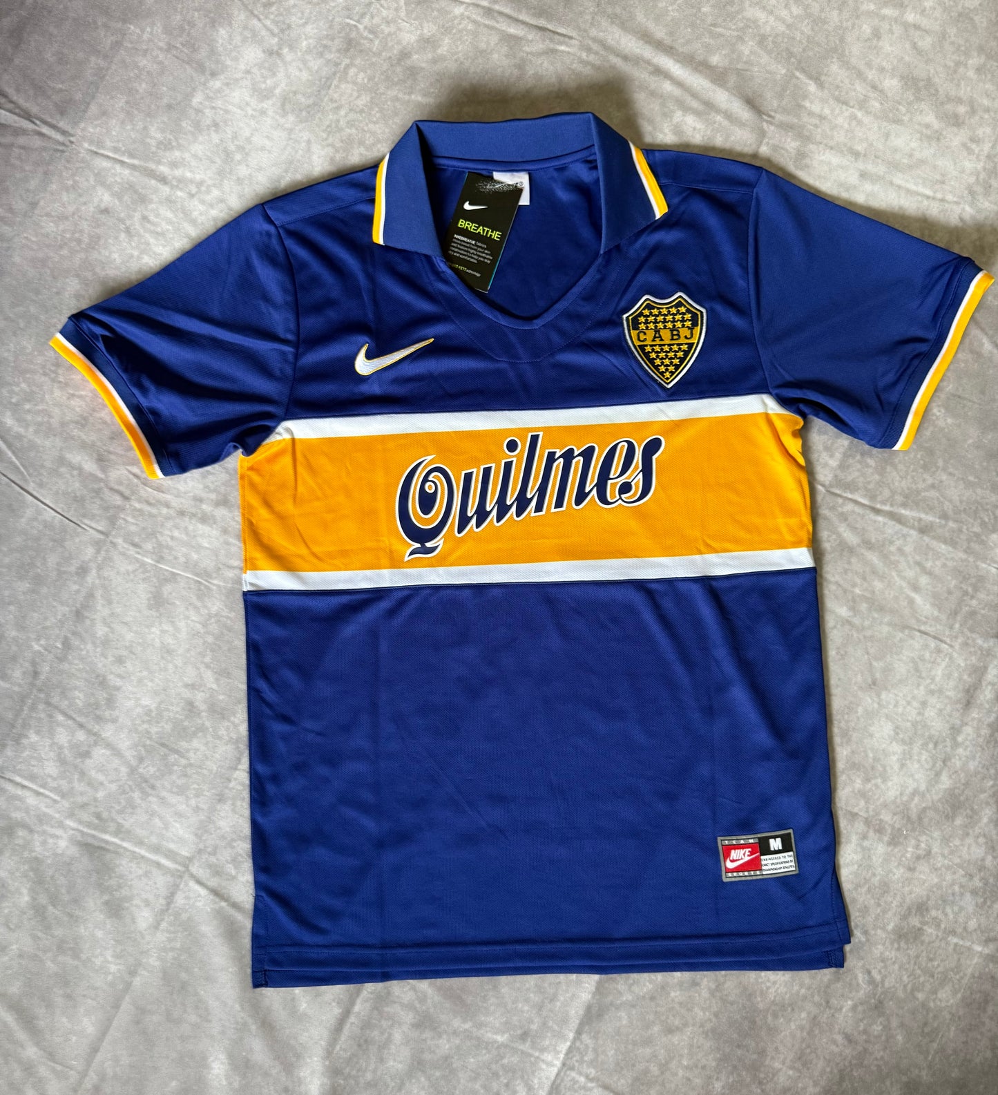 Boca Jr Home Soccer Jersey Retro Maradona 10
