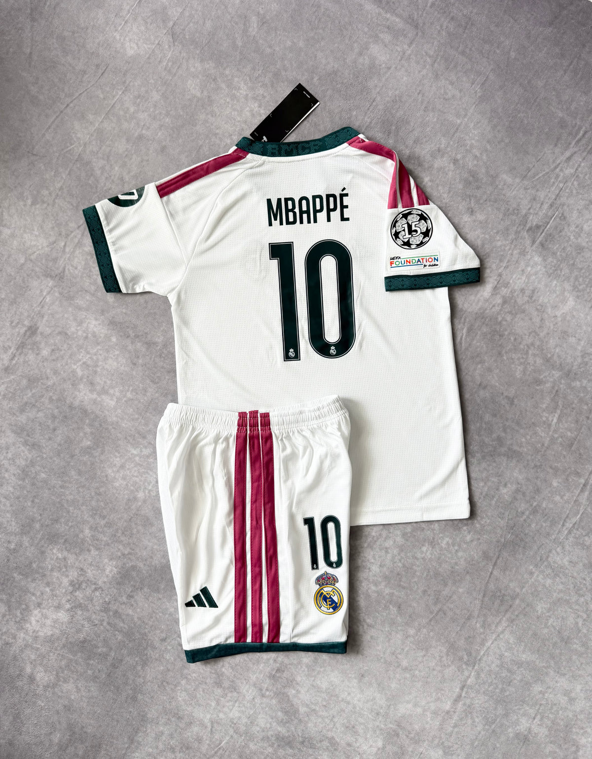 Real Madrid Home Kids set 2026 Mbappe 10