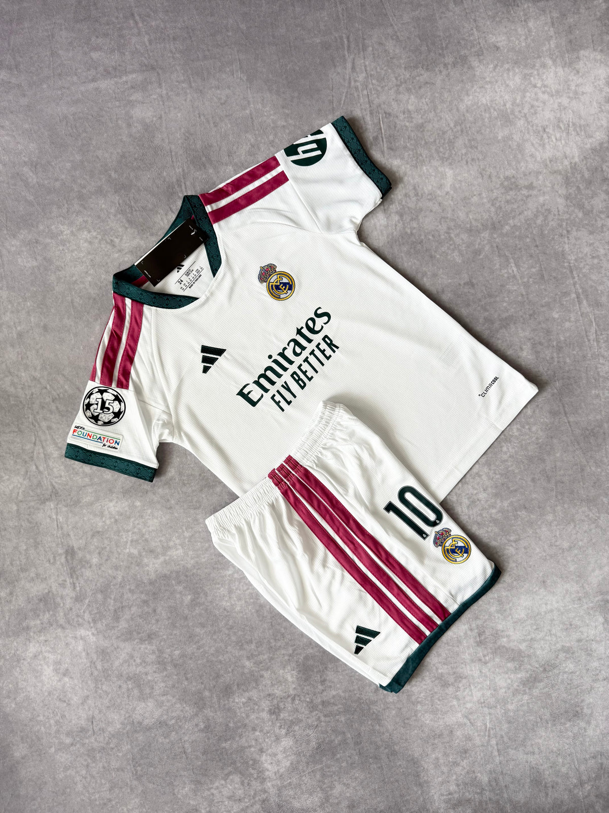 Real Madrid Home Kids set 2026 Mbappe 10