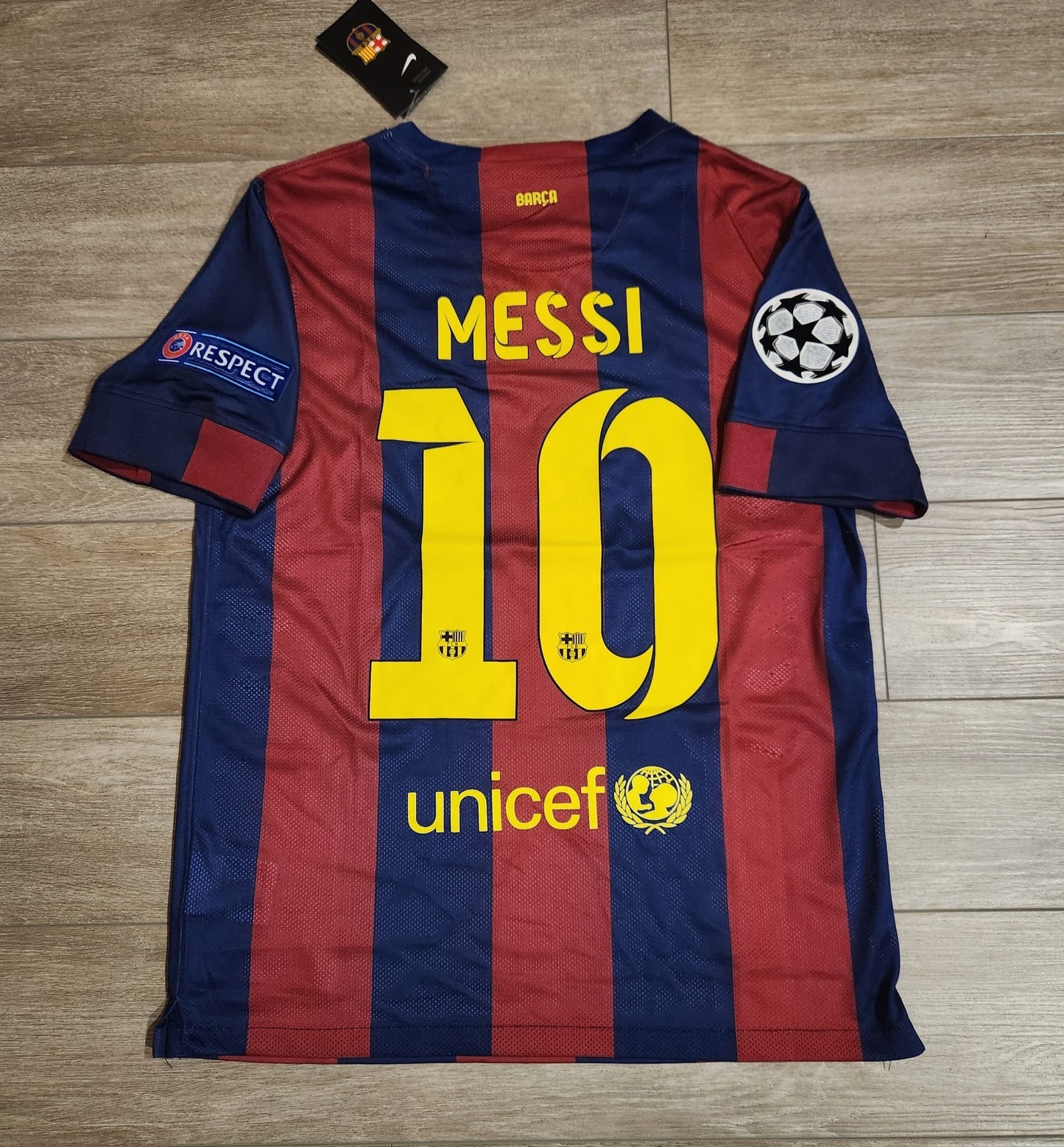 Barcelona Retro Champions League Final Messi 10