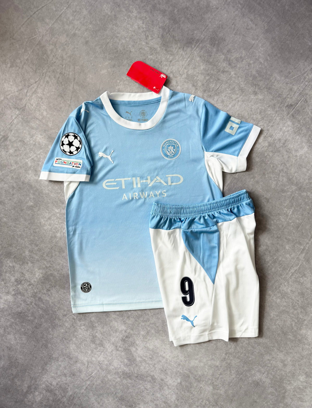 Manchester City Home Kids Set Haaland 9