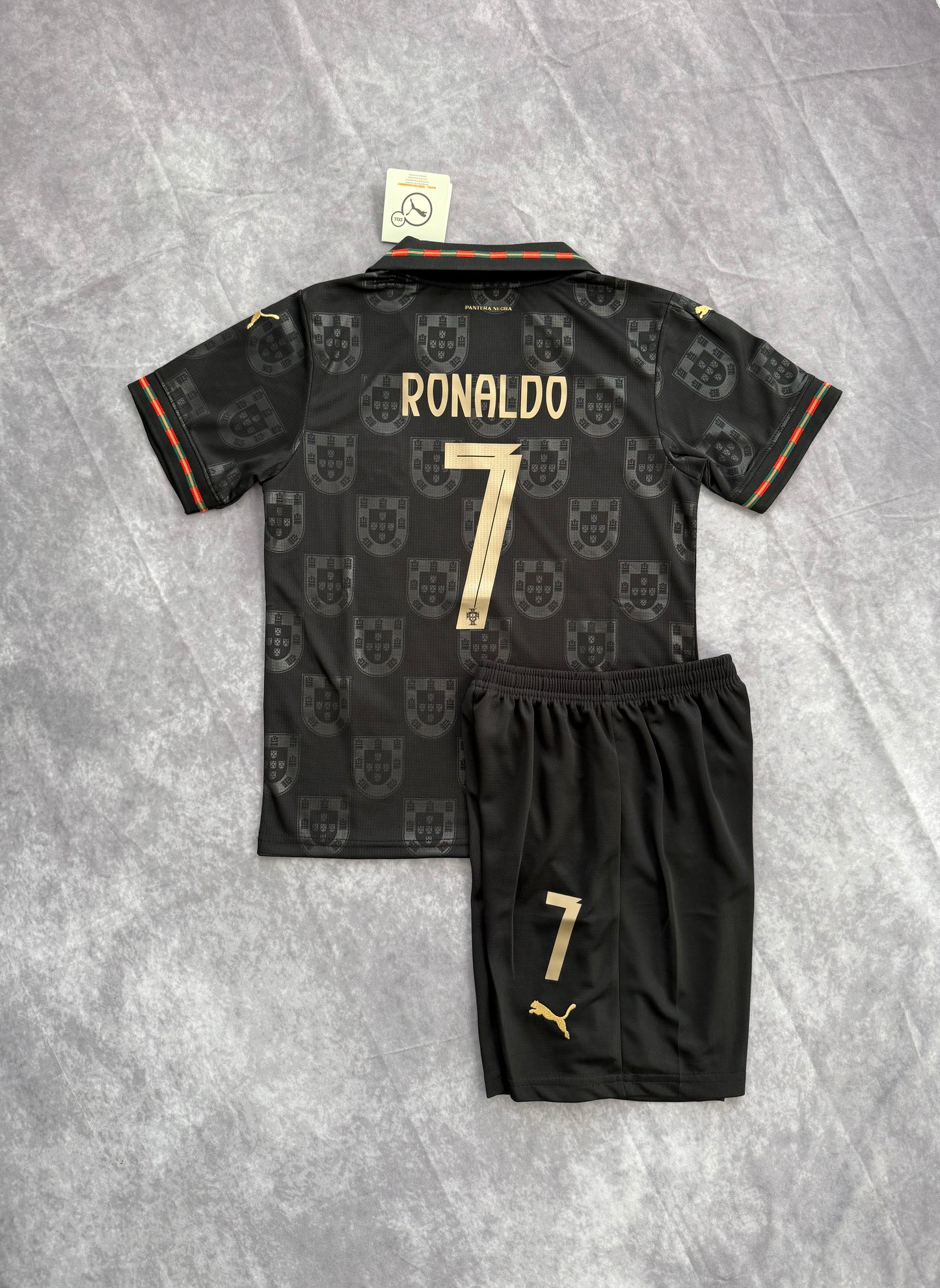 Portugal Away Soccer set Kids Ronaldo 7