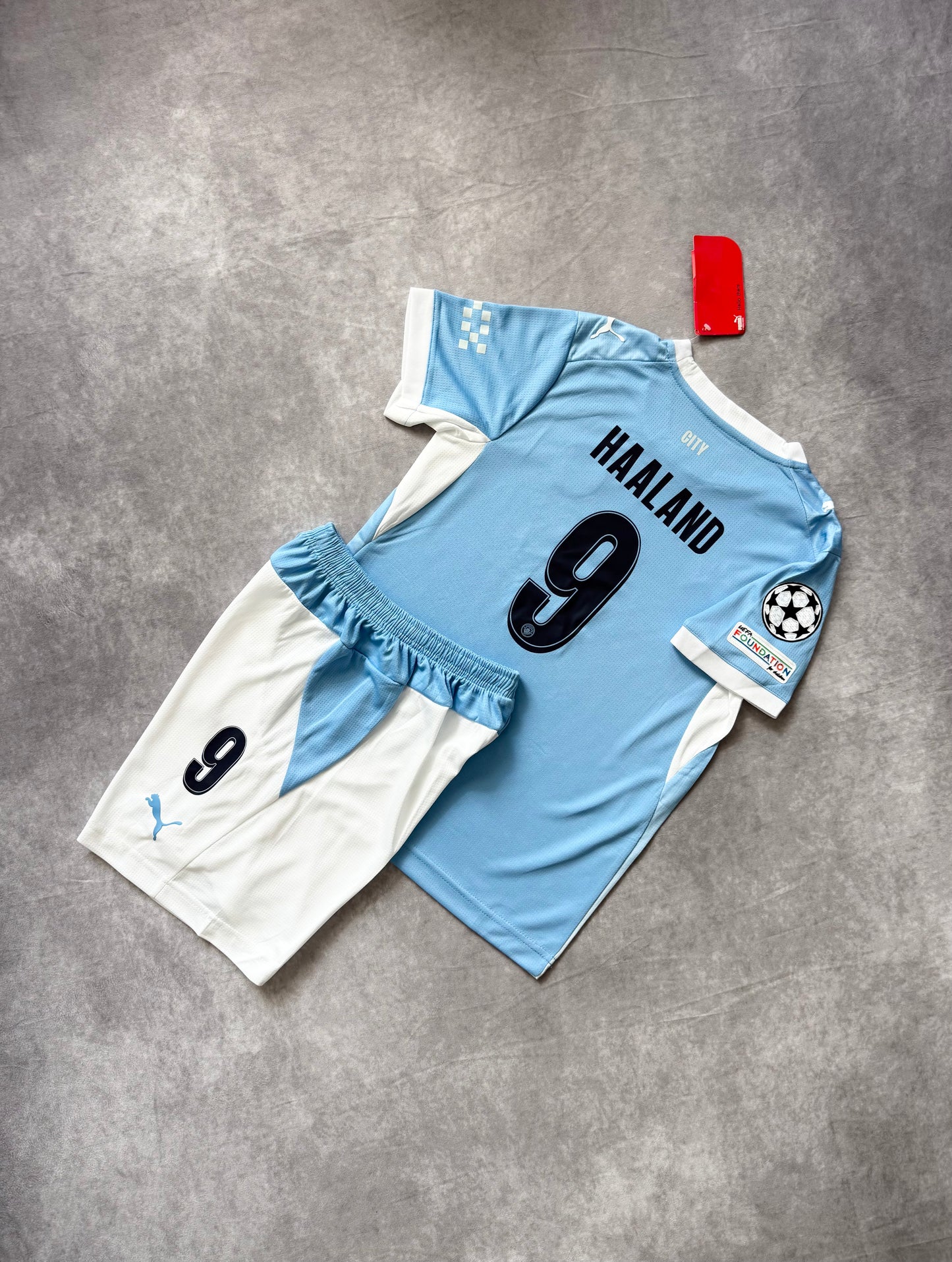 Manchester City Home Kids Set Haaland 9