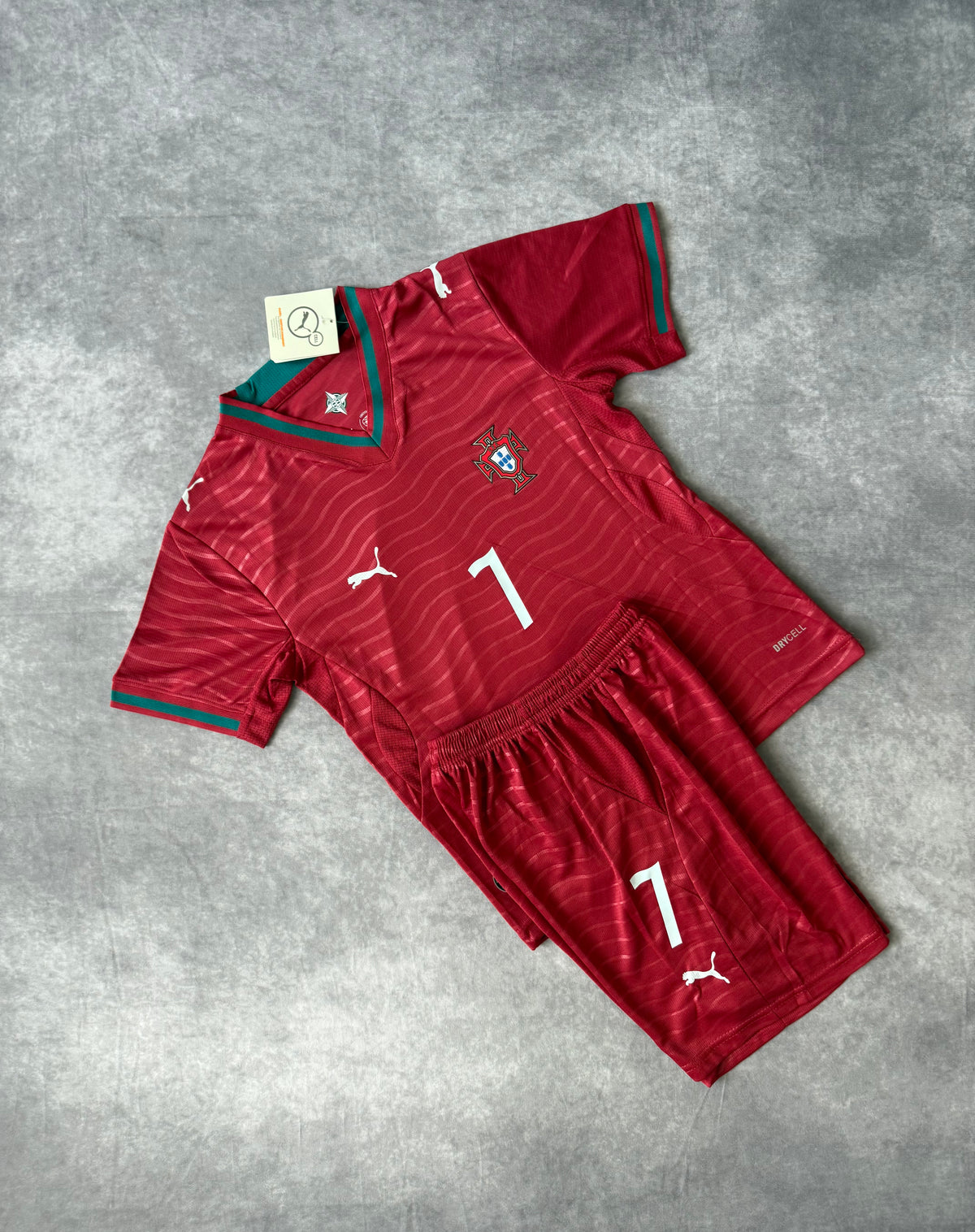 Portugal Home Soccer Jersey Set Kids 2026 Ronaldo 7