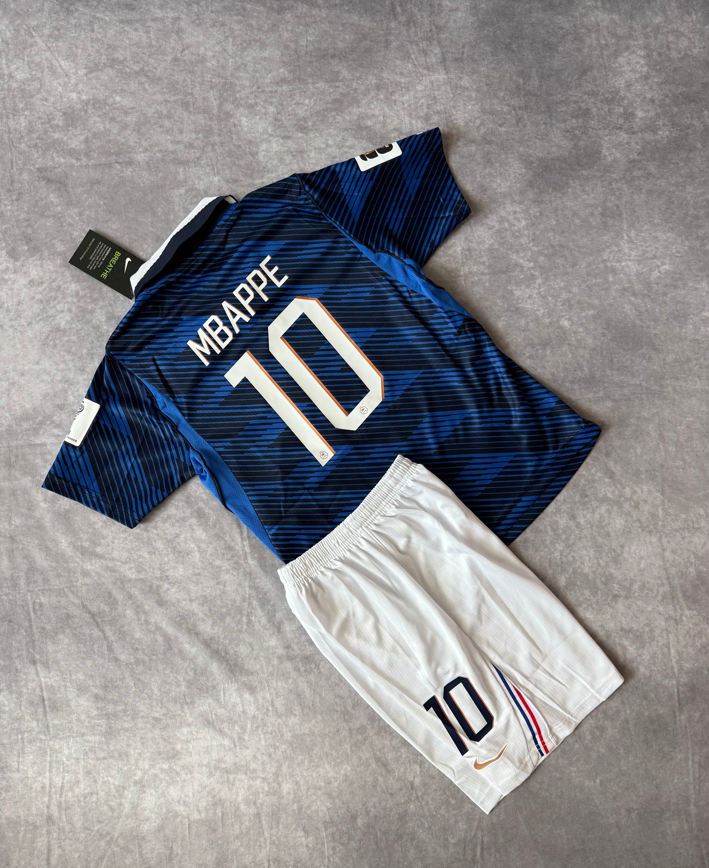 France Home Soccer Set  Kids 2026 Mbappe 10